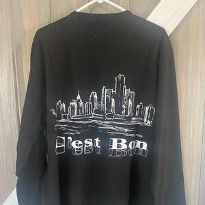 C'est Bon Graphic Long Sleeve Shirt, Size Medium